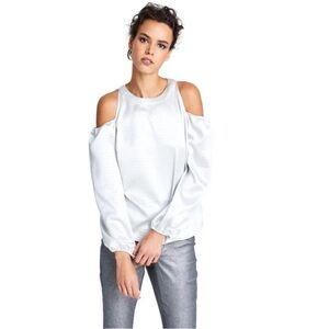 Inc International Concepts Cold Shoulder Long Sleeve Top